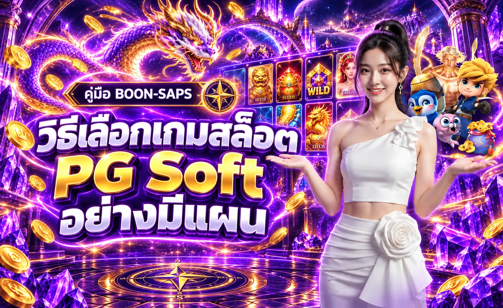 BOON-SAPS วิธีเลือกเกมสล็อต PG Soft อย่างมีแผน